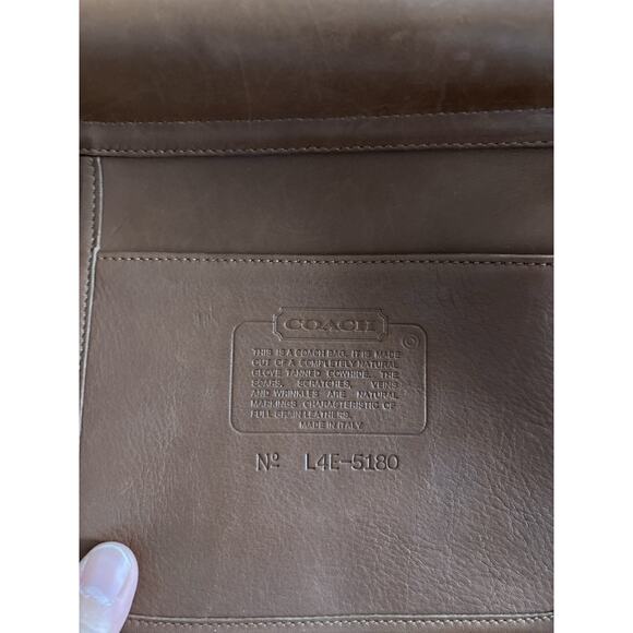 COACH Metropolitan Messenger Bag Brown Leather Authentic Turnlock VTG 5180 - Picture 10 of 10